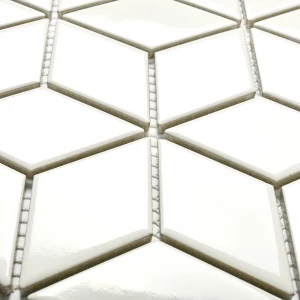 Мозаика Bonaparte Керамогранитная мозаика Medina white 48х48 белая 30,6х26,45 см