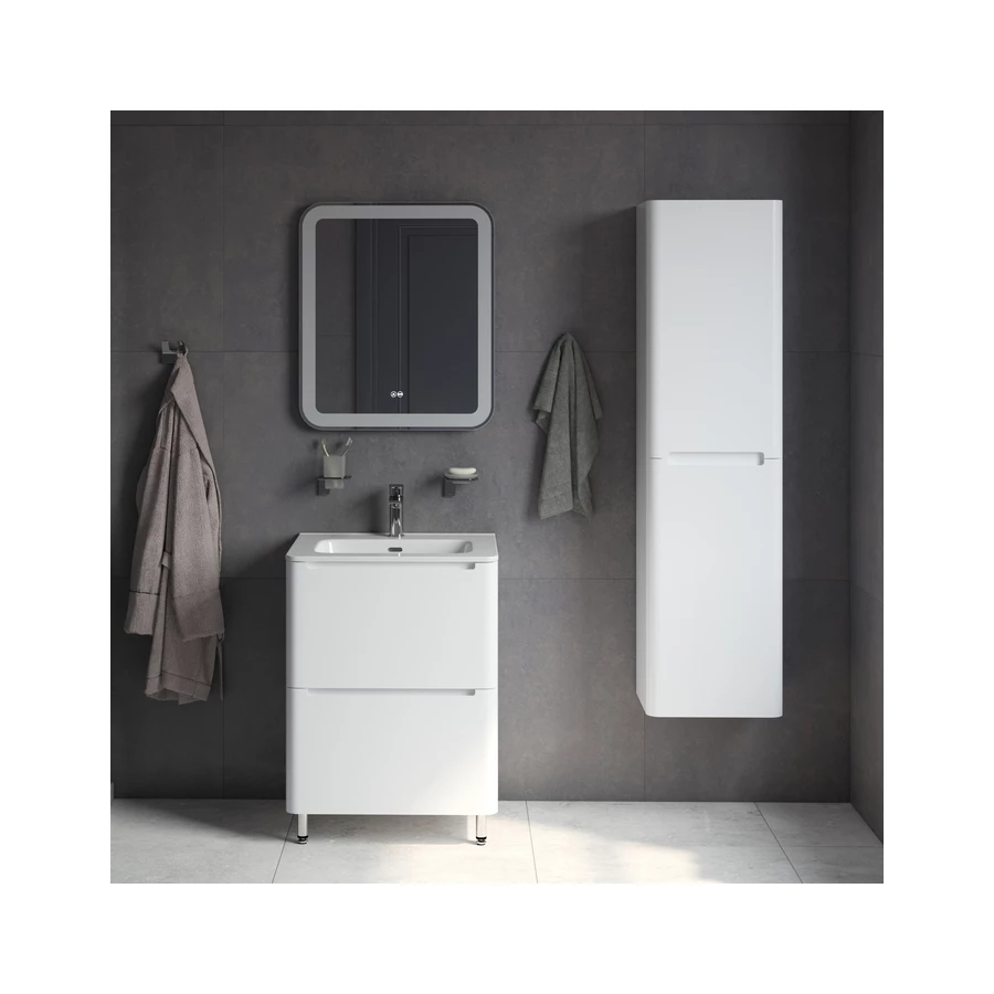 Тумба с раковиной Iddis Edifice белая EDI60WFi95K 60 см