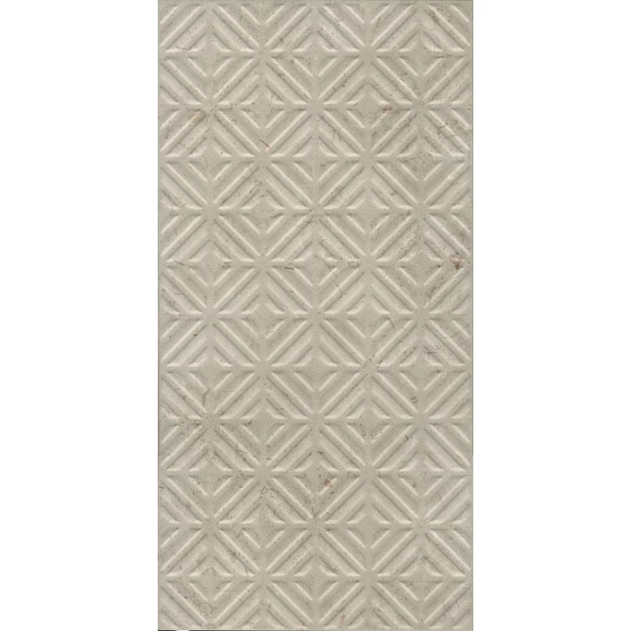 Плитка настенная Kerama Marazzi Карму структура матовый обрезной бежевый 30х60 см