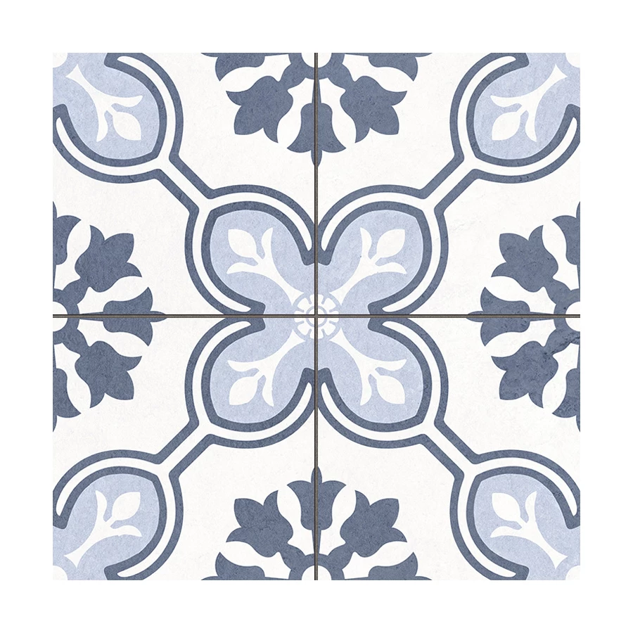 Керамогранит Etili Seramik Chateau Blue Pre-cut 45x45 см