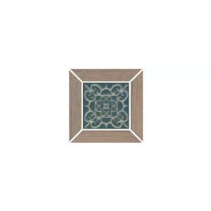 Вставка Kerama Marazzi Тровазо наборная матовая коричневая тёмная ID158 13x13 см