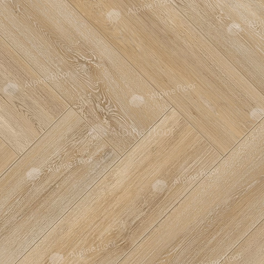 Ламинат Alpine Floor Herringbone Дуб Фландрия LF102-3 33 класс 8 мм 2.2034 кв.м 60.6х10.1 см