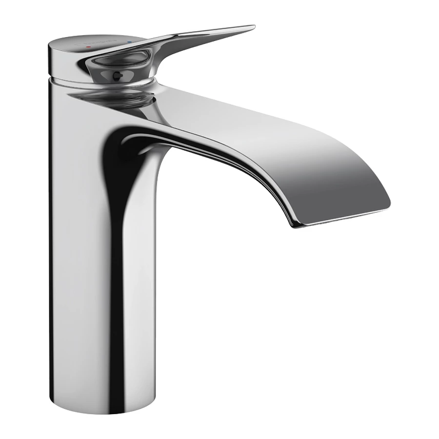 Смеситель для раковины Hansgrohe Vivenis однорычажный 110 без сливного гарнитура хром 75022000