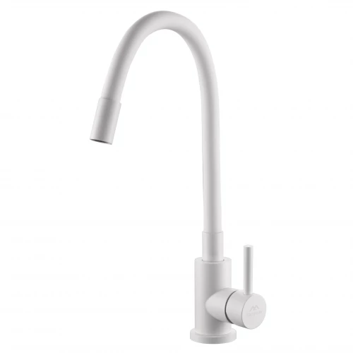 Смеситель Fashun для кухни белый A54101N-8A