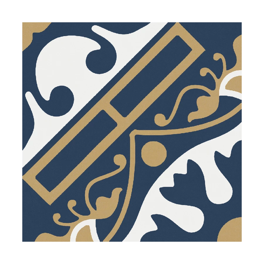 Керамогранит Decocer Siena Lion матовый синий 20x20 см