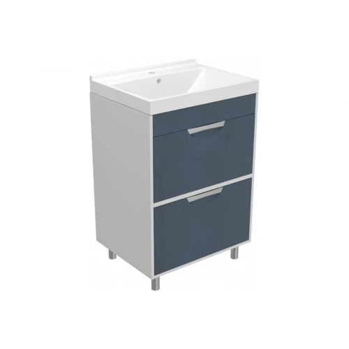 Тумба для ванной MixLine Байкал-60 под умывальник Fest-60 ПВХ 545963