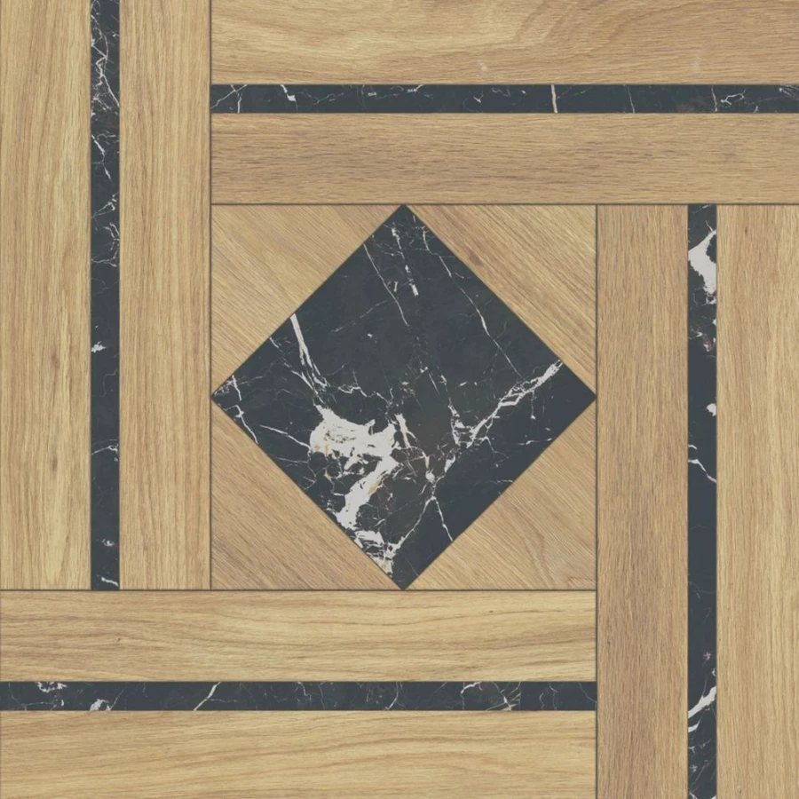 Керамогранит Gracia Ceramica Charlie black 02 60х60 см