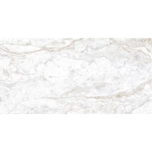 Керамогранит ALMA Ceramica Bellagio sugar-эффект белый GFA114BLG04R 114х57х0,75 см
