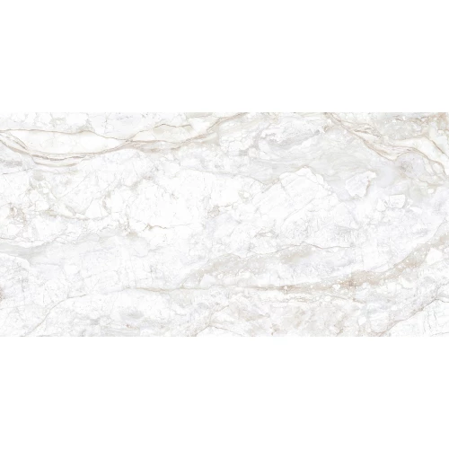 Керамогранит ALMA Ceramica Bellagio sugar-эффект белый GFA114BLG04R 114х57х0,75 см