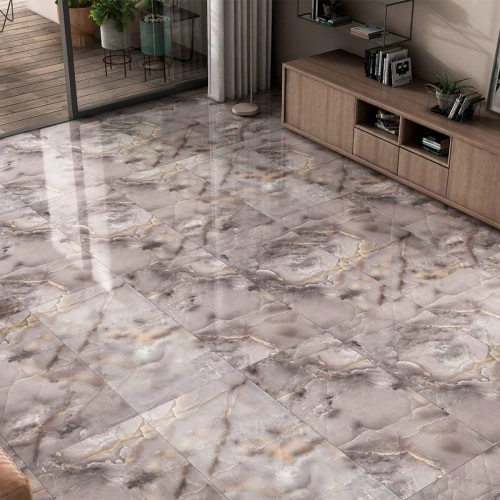 Керамогранит Neodom Sale Classo Onyx Dark Polished серый N20473 120x60 см