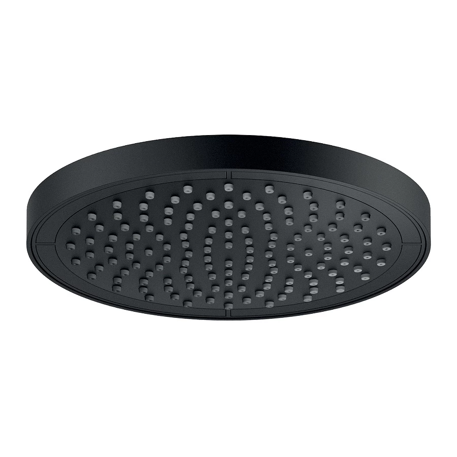 Верхний душ Nobili Rubinetterie Velvet black черный матовый AD139/10CBM 20 см