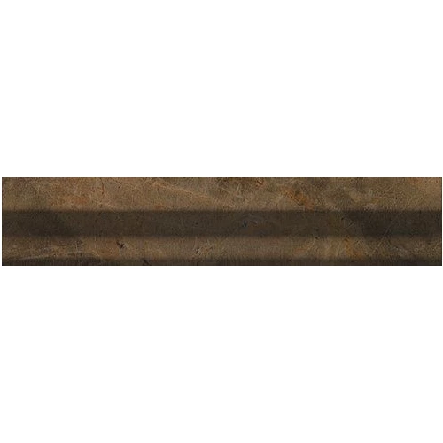 Бордюр Ape Ceramica Capitel Deja Vu Brown коричневый 5х25 см