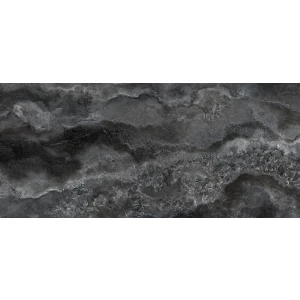 Керамогранит Tagina Оникс Даймонд Черный Обсидиан Люкс / Onyx Diamond Black Obsidian Luc глянцевый черный 148047 120х60 см