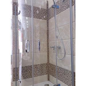 Мозаика из стекла и натурального камня Caramelle Mosaic Amazonas бежево-желтый 30,5x30,5 см