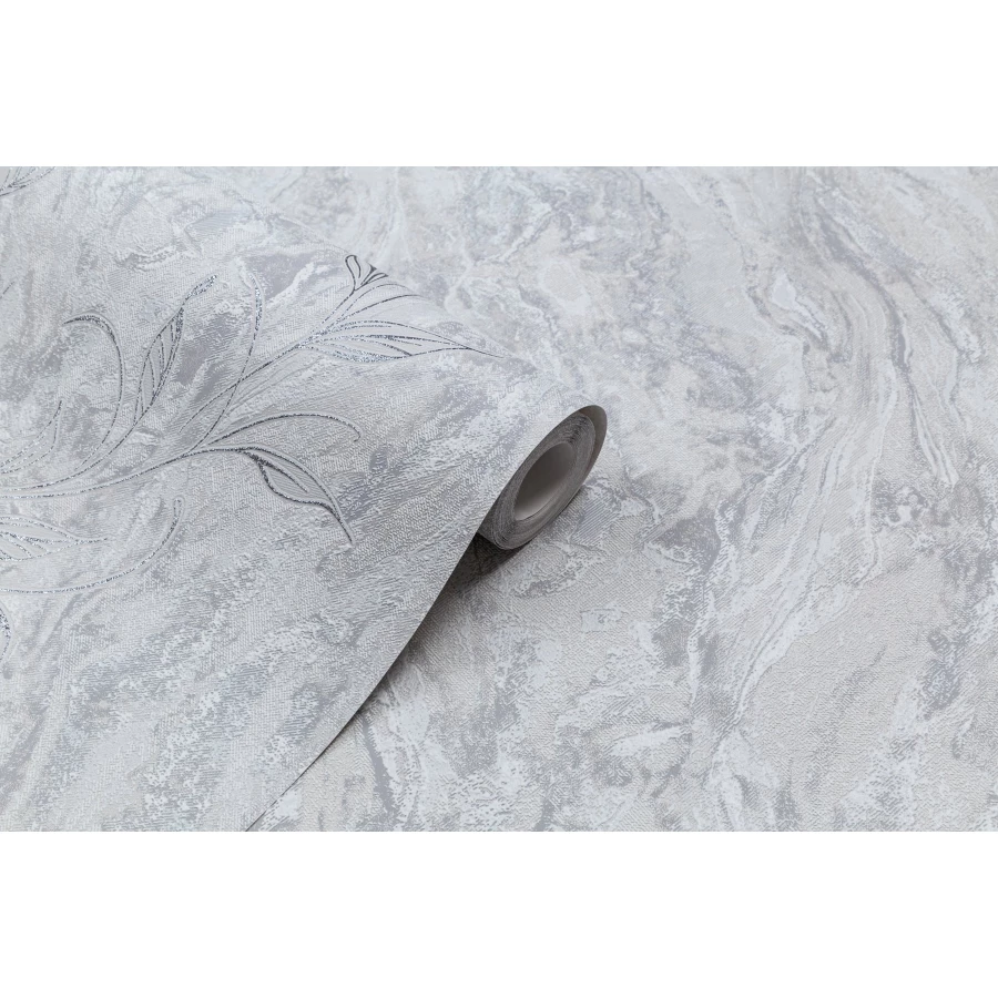 Обои бумажные Palitra Home Protect-Gracia серые HC11064-41a 0,53х10,05 м