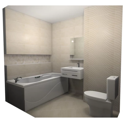 Плитка настенная Paradyz Emilly beige struktura 60х30 см