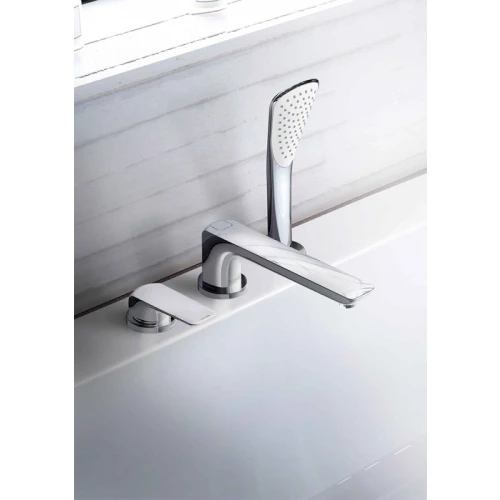 Смеситель на борт ванны Kludi Ameo на 3 отверстия хром 414470575