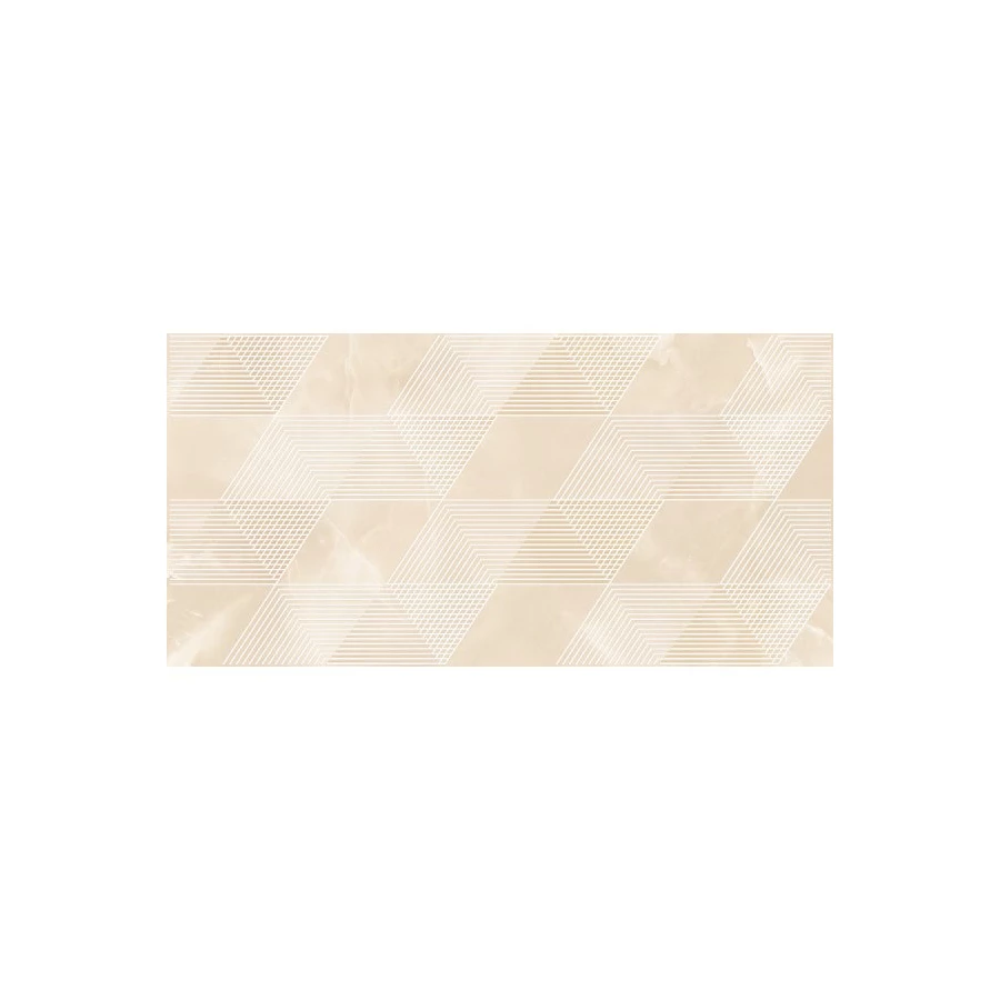 Декор Azori Opale beige geometria 589032001 63х31,5 см