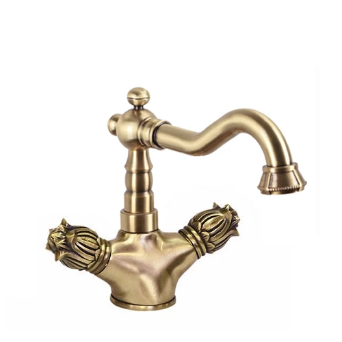 Смеситель на раковину Bronze de Luxe Florence 21 318 бронза
