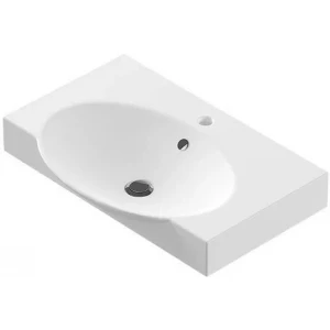 Умывальник Sanita Luxe Infinity 65 с кронштейнами и полотенцедержателем INF65SLWB01KR