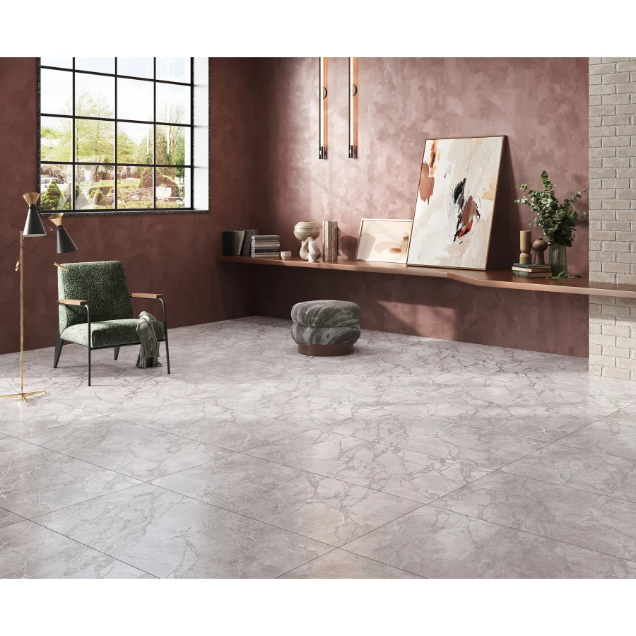 Керамогранит Arcadia Ceramica Arctic Grey Carving Lappato серый CL4005-A 120х60 см