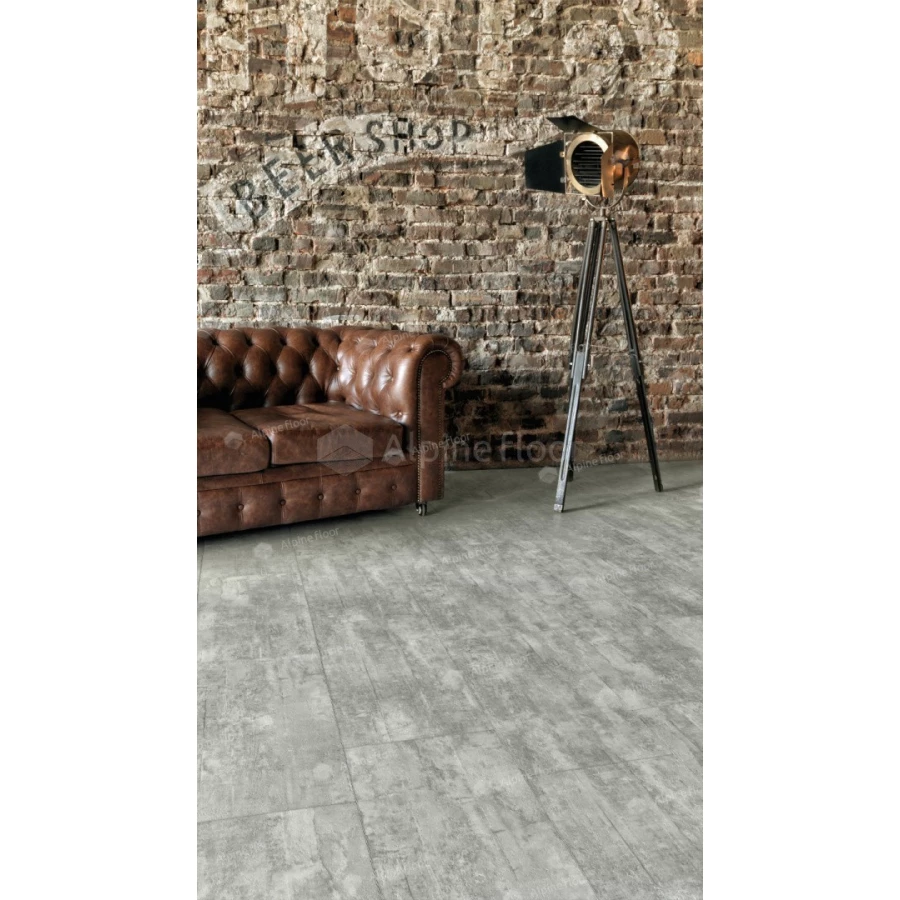 Плитка кварцвиниловая LVT Alpine Floor Light Stone Ратленд ECO-15-9 43 класс 2.5 мм 3.685 кв.м 60.8х30.3 см
