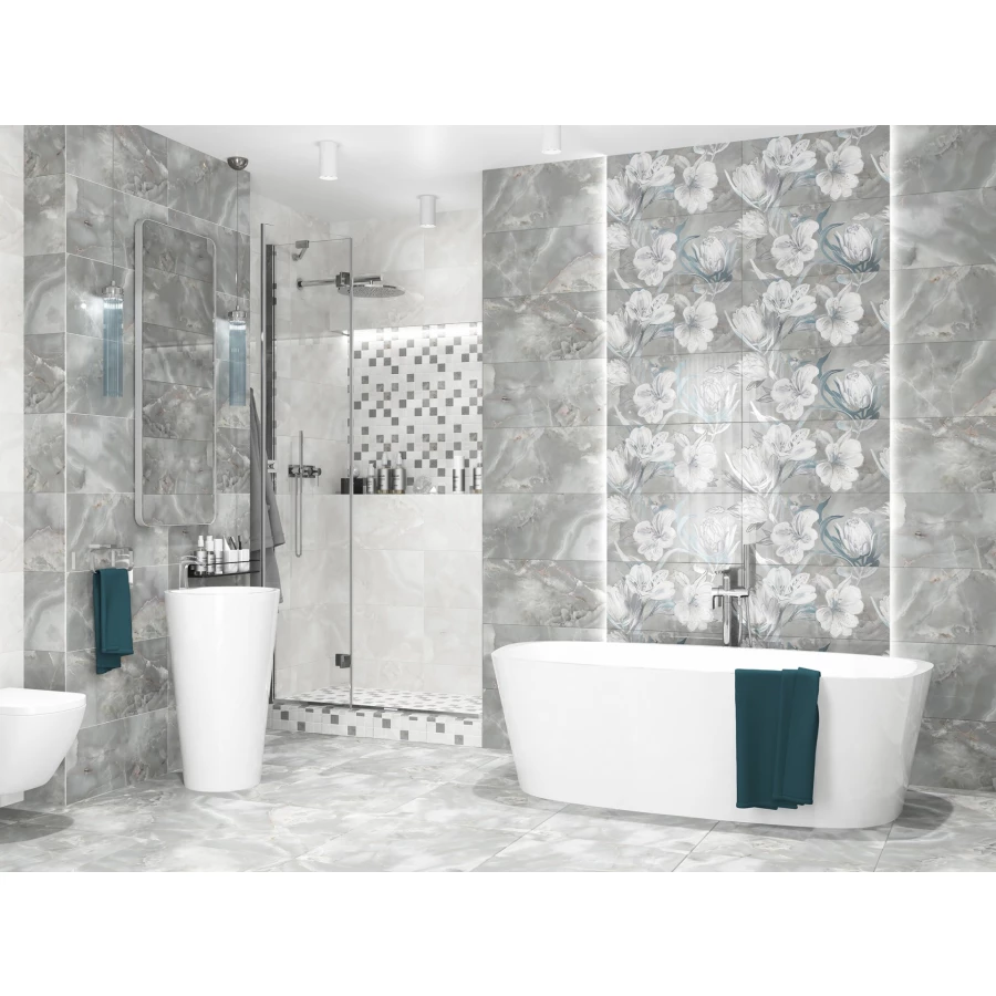 Керамогранит Azori Opale Grey 848913101 60х60 см