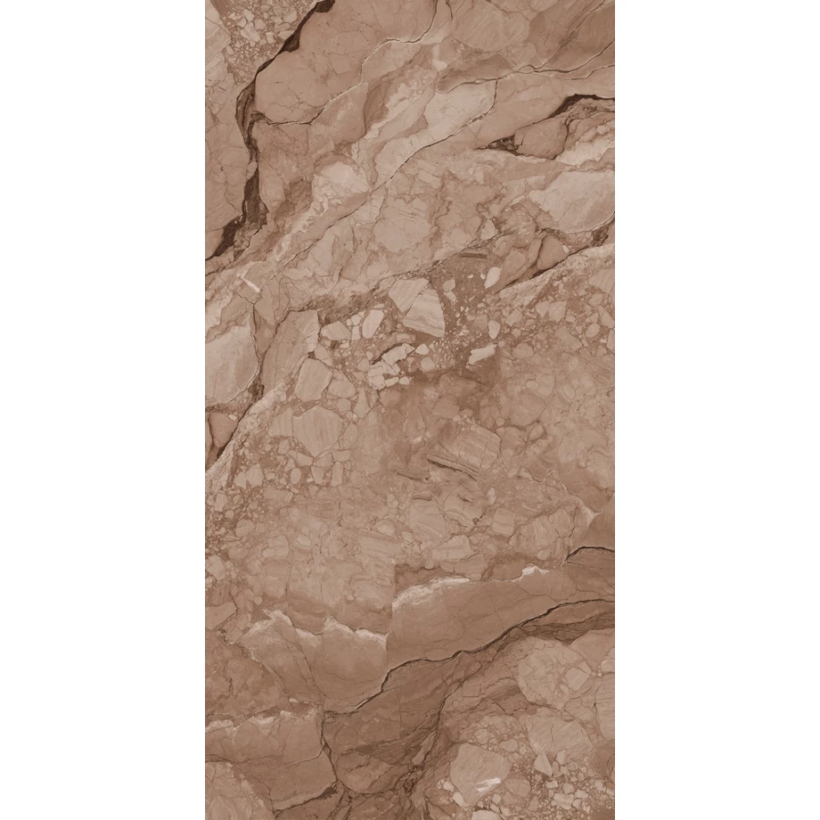 Керамогранит Global Tile Celestia NB PGT 2202 грес глазурованный полированный коричневый 120*60 см