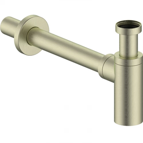 Бутылочный сифон для умывальника бронза Optima Home OPTBR00i84