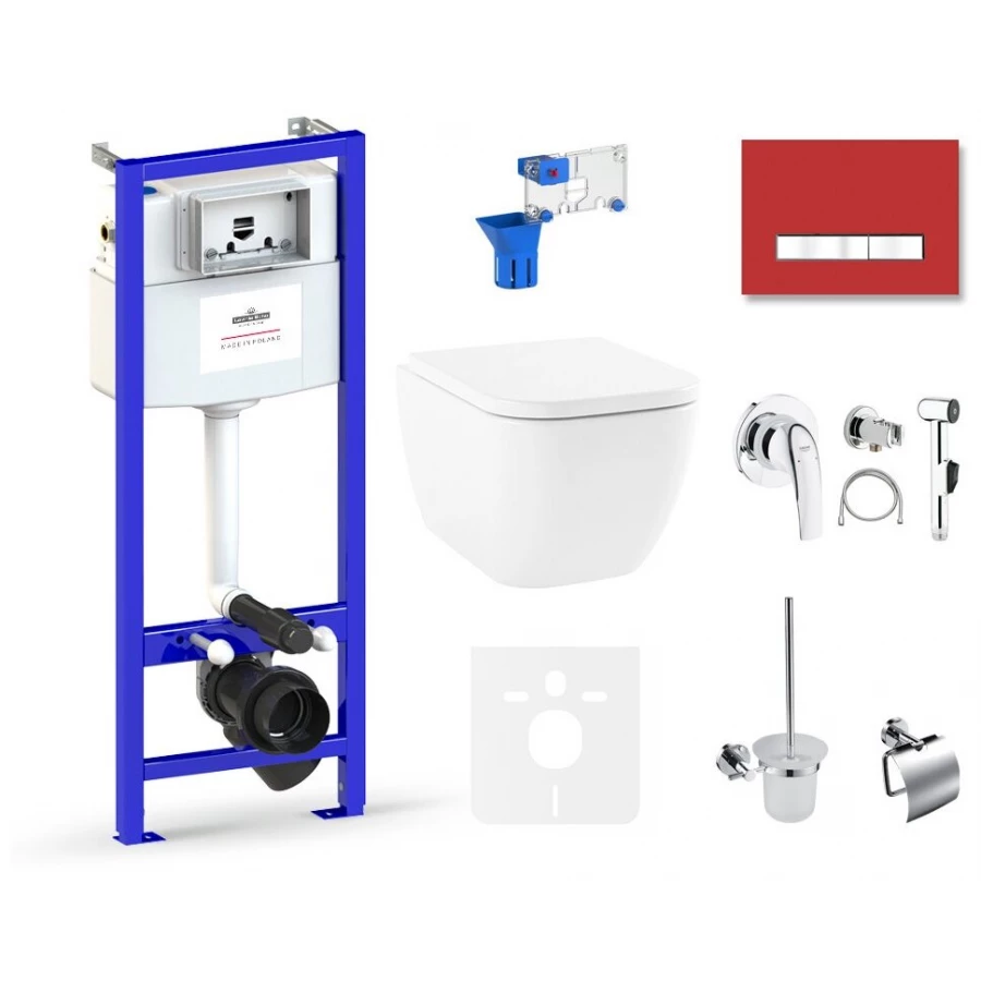 Унитаз Lavinia Boho Relfix One Rimless 75110587 (комплект 10 в 1)