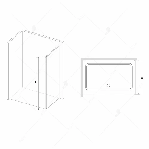Боковая панель RGW Z-05 32220510-11 1000 прозрачное
