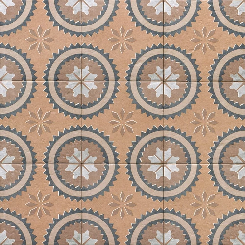 Керамогранит Mainzu Цанем Терра Децор / Canem Terra Decor матовый коричневый PT03842 20х20 см