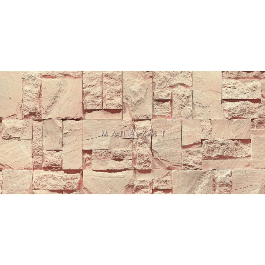 Искусственный камень Малахит Бостон 03-07 50х25х1-3 см