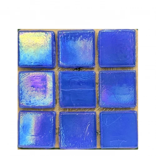 Стеклянная мозаика Art&Natura Classic Glass Isabeli 6 15x15 глянцевая синяя isabeli6 29,5x29,5 см