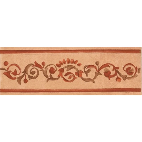 Плитка настенная Kerama Marazzi Ферентино Бордюр матовый коричневый B2270/5201 20х6,3 см