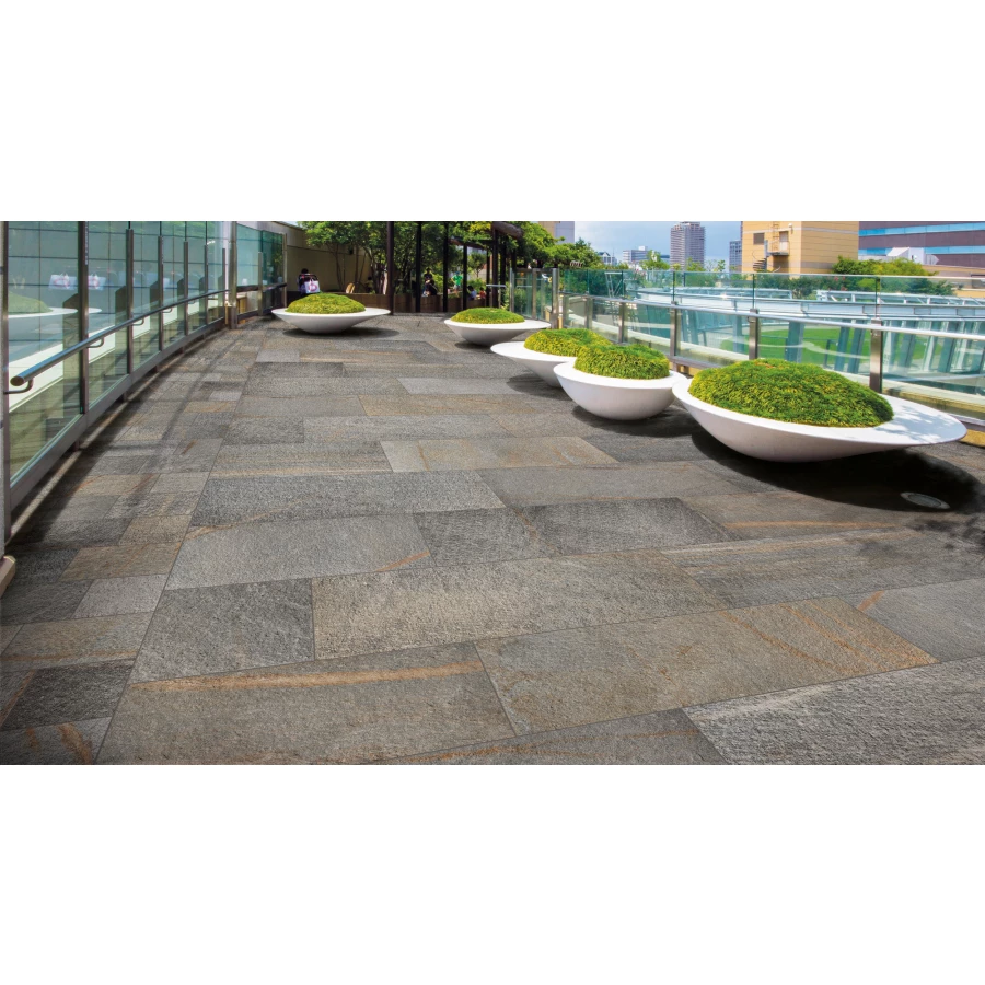 Керамогранит Rondine Le Cave Luserna Multicolor J88532 матовый серый SLARGC437485 20,3x20,3 см