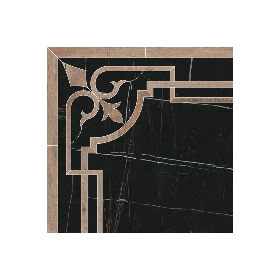 Керамогранит Kerama Marazzi Греппи Декор полуглянцевый коричневый ID115T 60x60 см