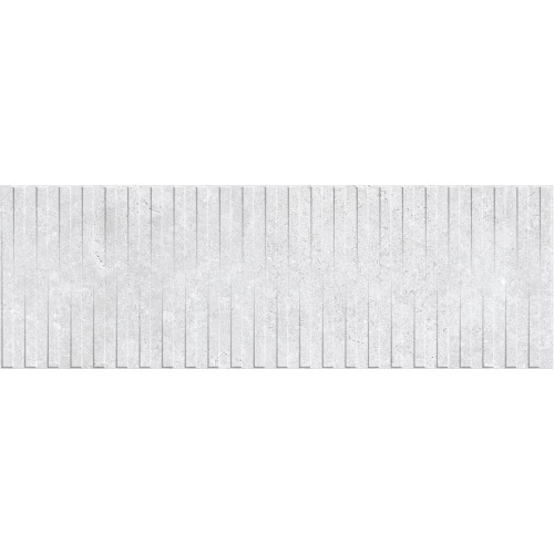 Плитка Saloni Markthal Metric Light матовая белая 90x30 см