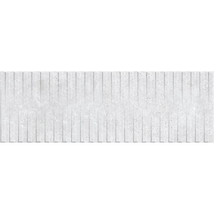 Плитка Saloni Markthal Metric Light матовая белая 90x30 см