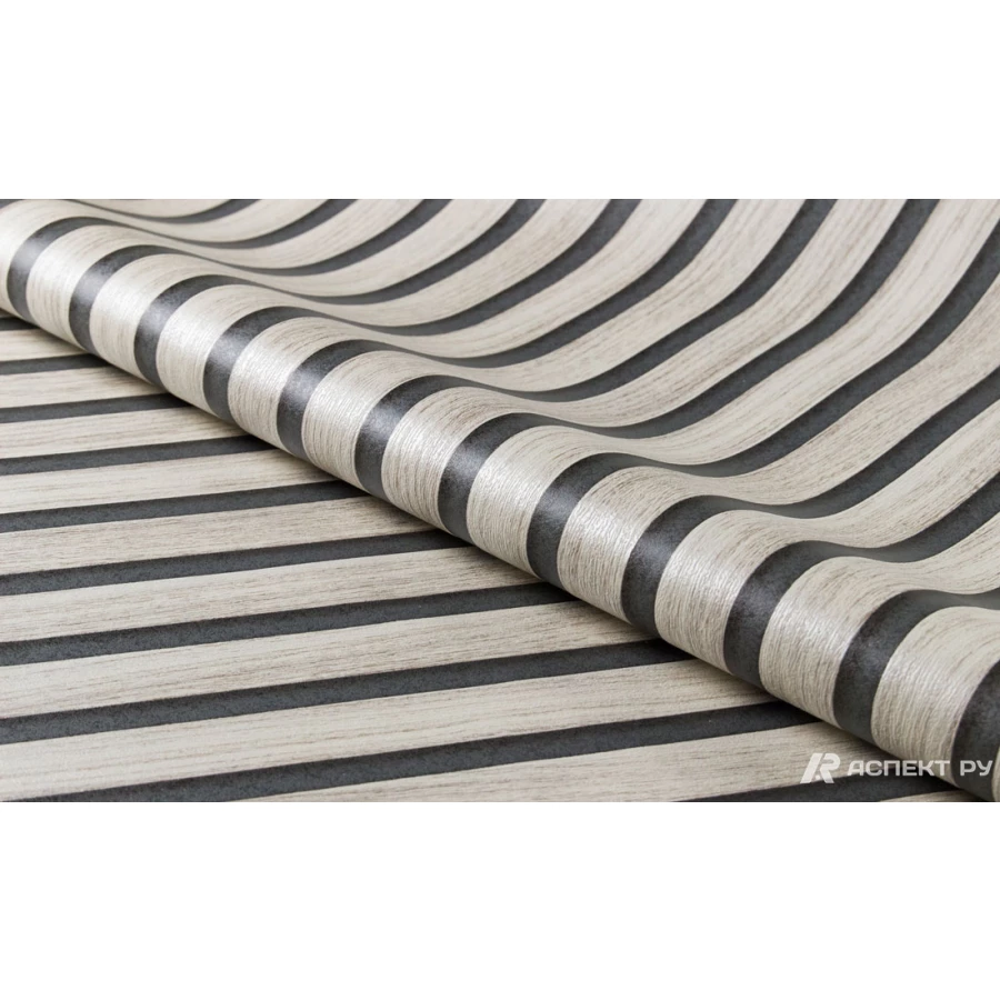 Обои флизелиновые Аспект Рейки серые 30276-42 1,06х10,05 м