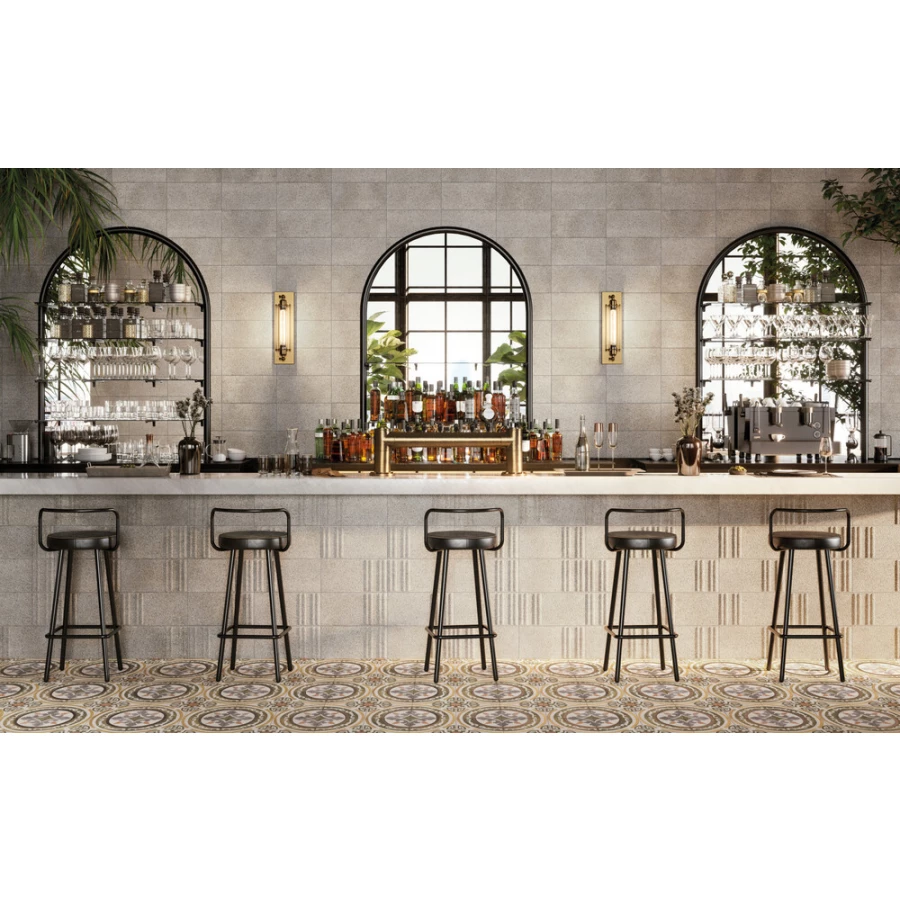 Керамическая плитка Peronda FS Barna Gracia матовая многоцветная 0100337763 45х45 см