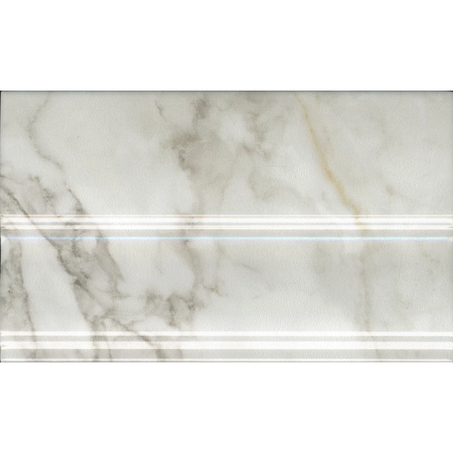 Плинтус Kerama Marazzi Кантата белый глянцевый FMB032 25x15 см