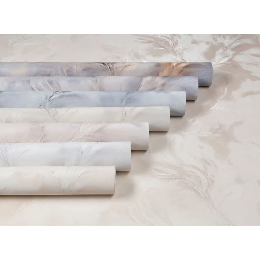 Обои флизелиновые Palitra Home The Best серые HC72370-14 1,06х10,05 м