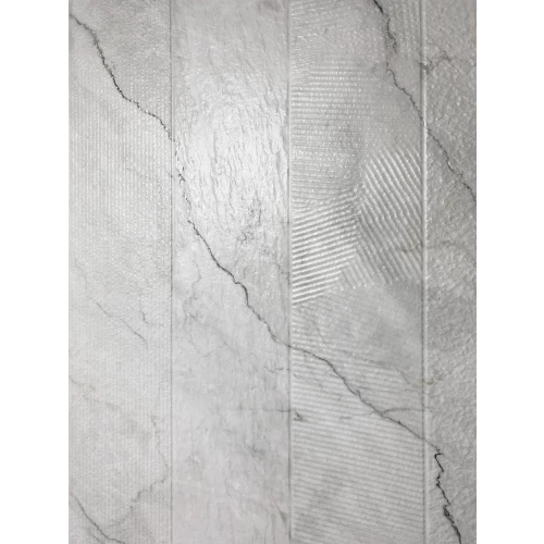 Декор Creanza Lumiere White Decor Matt Glossy матовый с глянцевым эффектом белый CZ-GL06-D 160х80 см