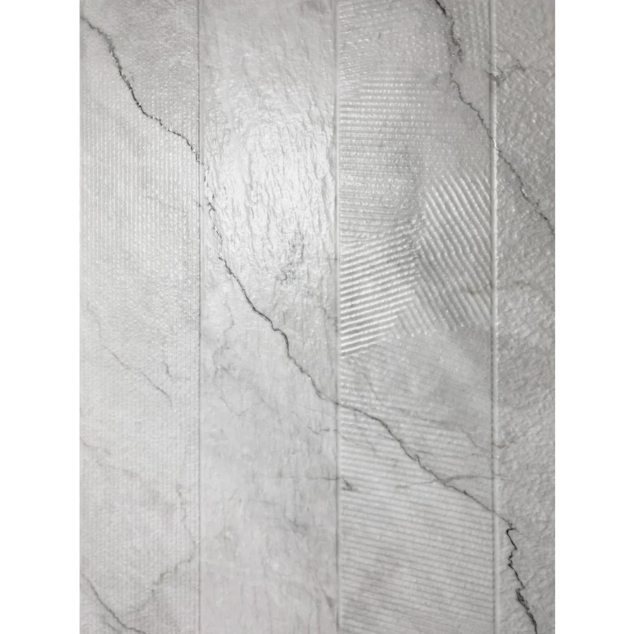 Декор Creanza Lumiere White Decor Matt Glossy матовый с глянцевым эффектом белый CZ-GL06-D 160х80 см