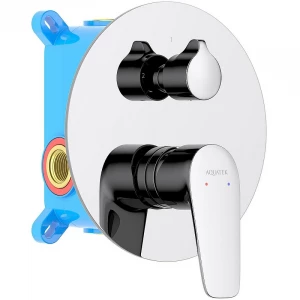 Смеситель Aquatek Бетта для ванны 2 режима внешняя и скрытая часть хром AQ1146CR