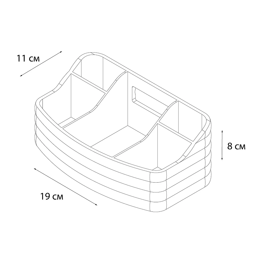 Органайзер Fixsen Glady зеленый (FX-00-04)