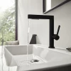 Смеситель для раковины Hansgrohe Finoris черный матовый 76063670