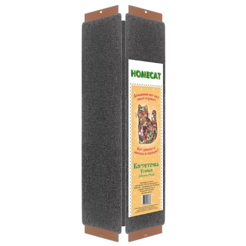 Когтеточка Homecat венге с кошачьей мятой угловая 4117699 65х25 см
