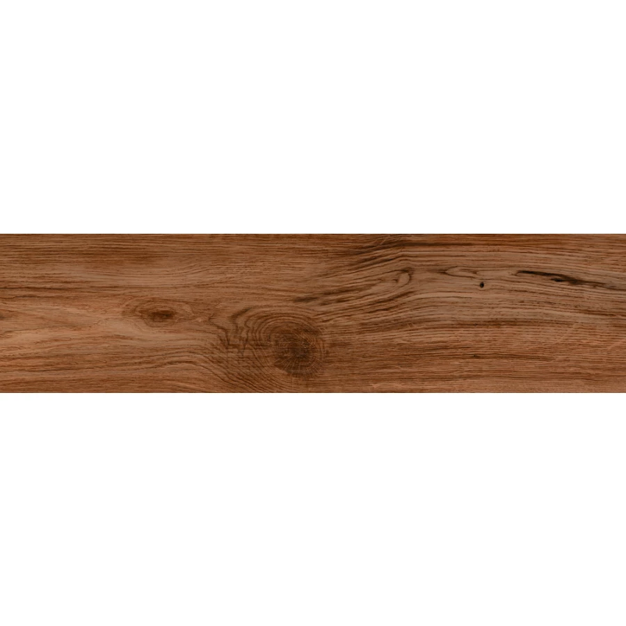 Керамогранит Cersanit Woodberry коричневый ректификат рельеф A17763 89,8х21,8 см